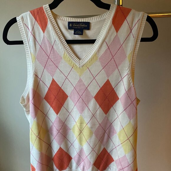 Brooks Brothers Argile Sweater Vest Womens - Picture 1 of 3